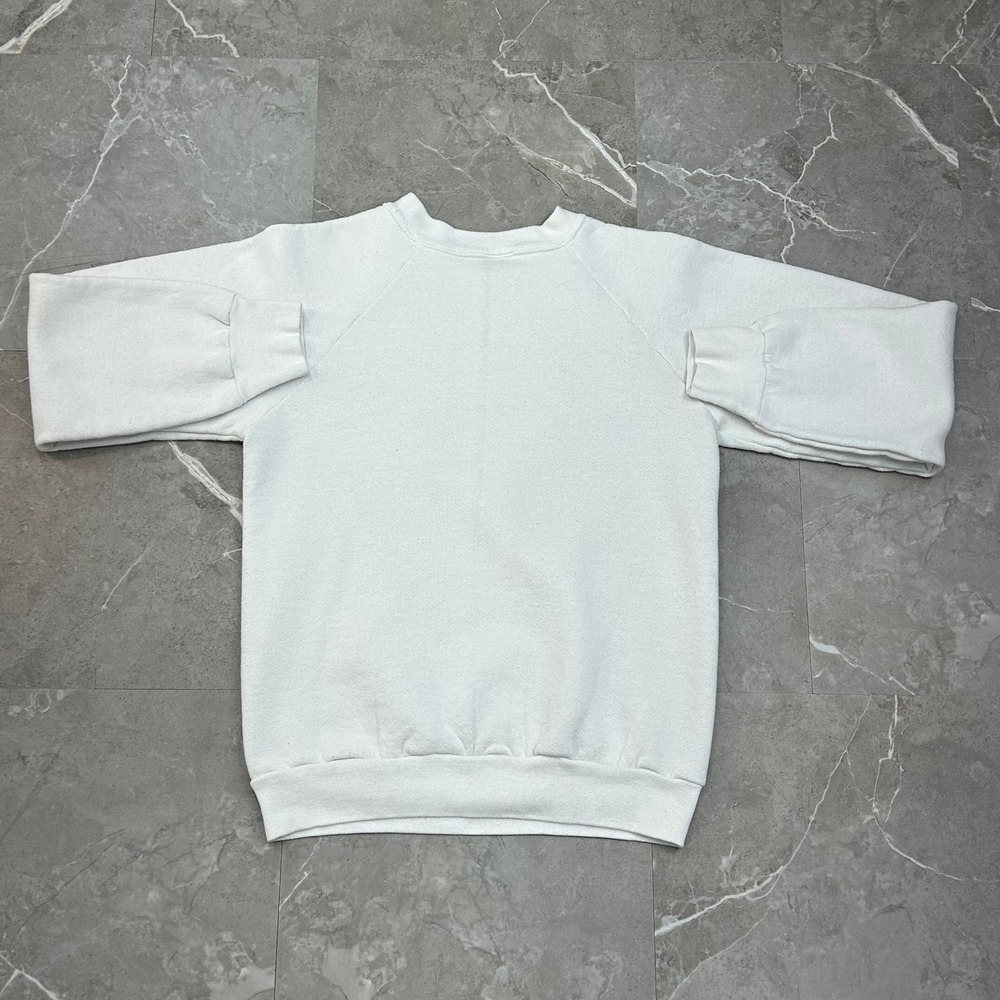 80s Vintage Pheasant Stamp Sweatshirt Mens Small USPS Pullover Crewneck White - Picture 4 of 9